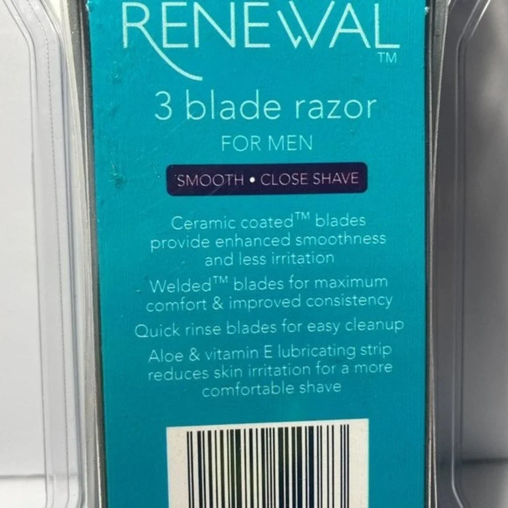 Rite Aid Renewal 3 Blade Razor for Men w/3 Refills